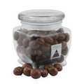 3 1/8" Howard Glass Jar w/ Chocolate Covered Peanuts